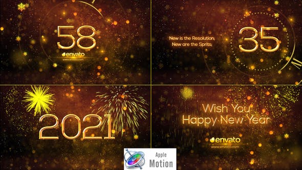 New Year Countdown 2021 Apple Motion - 29677907 Download Videohive