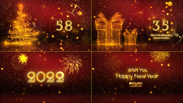 New Year Countdown 2022 - Videohive 35037229 Download