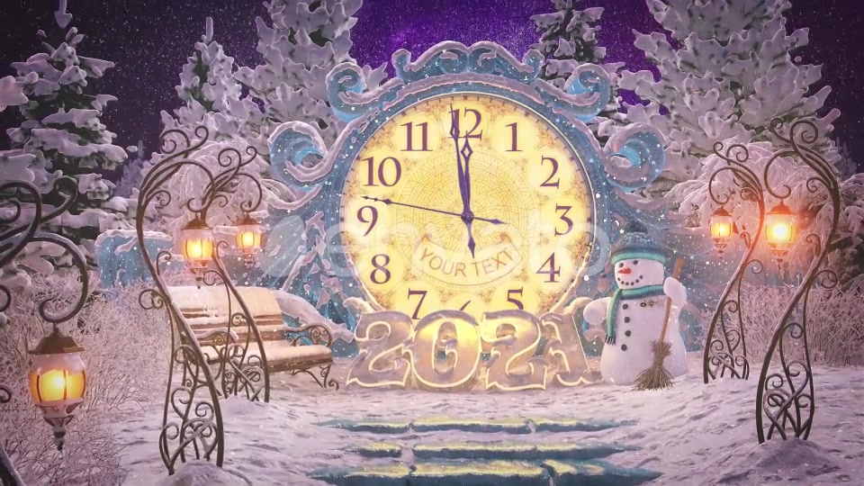 New Year Countdown and Christmas Card 2021 Videohive 19110105 After Effects Image 8