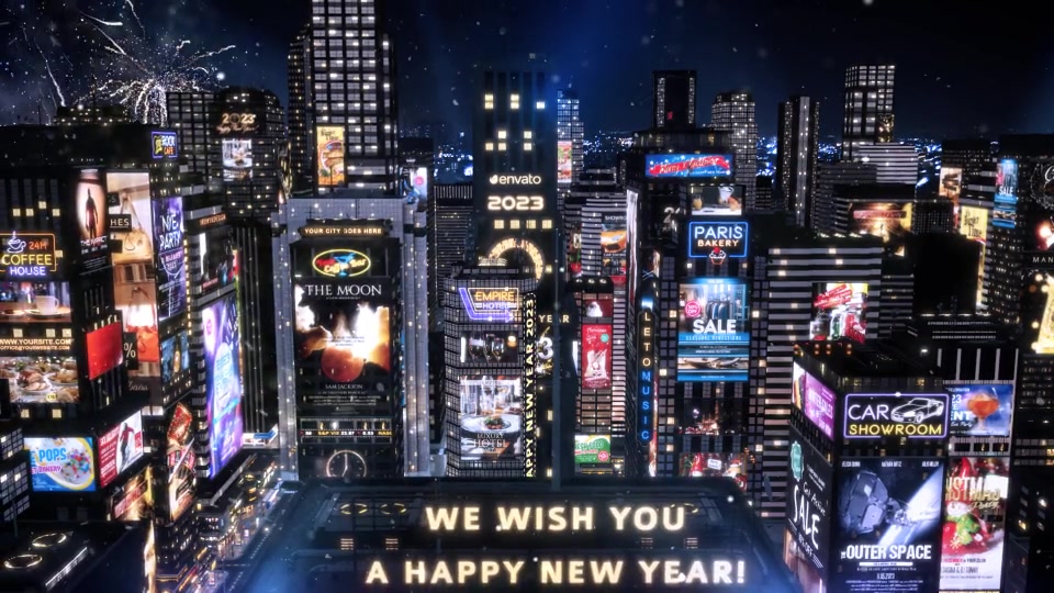 New Year Countdown Clock 2023 The City Videohive 13907929 After Effects Image 11