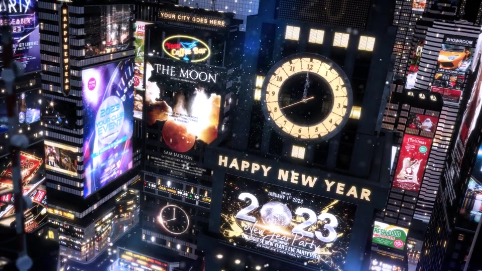 New Year Countdown Clock 2023 The City Videohive 13907929 After Effects Image 5