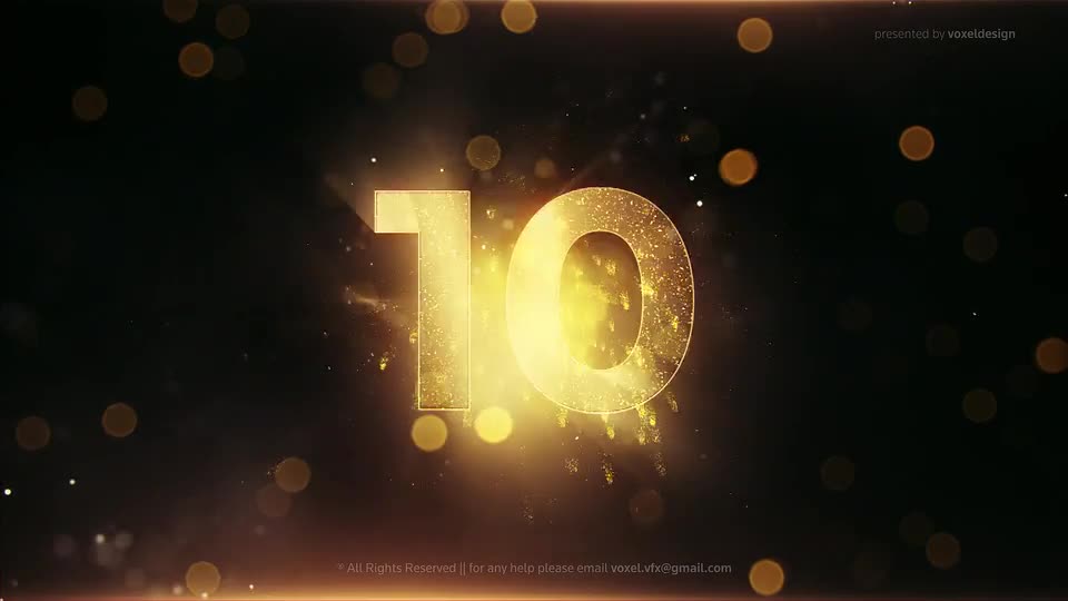 New Year Countdown Opener Videohive 29702124 After Effects Image 1