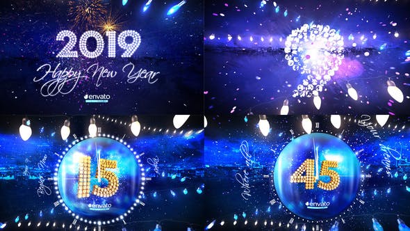 New Year Eve Party Countdown 2019 - Videohive Download 9777169