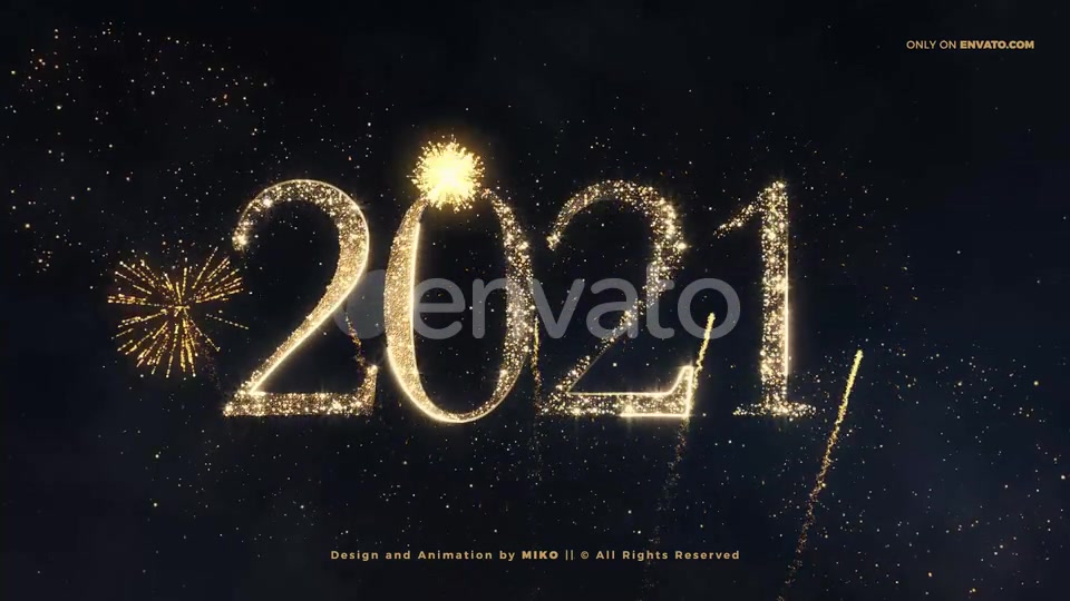 New Year Fireworks 2021 Videohive 29569067 Motion Graphics Image 5