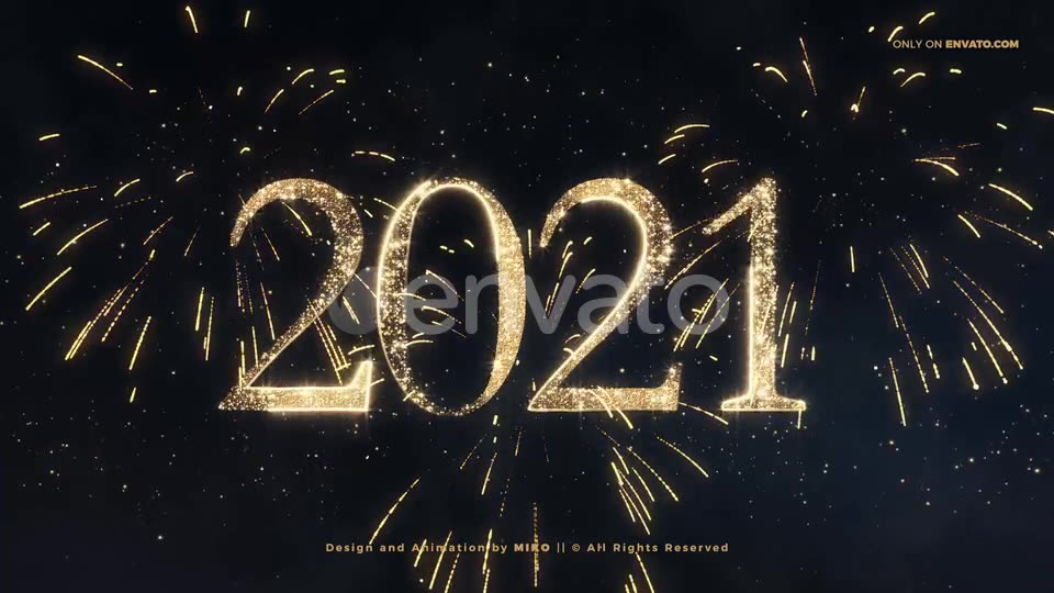 New Year Fireworks 2021 Videohive 29569067 Motion Graphics Image 7