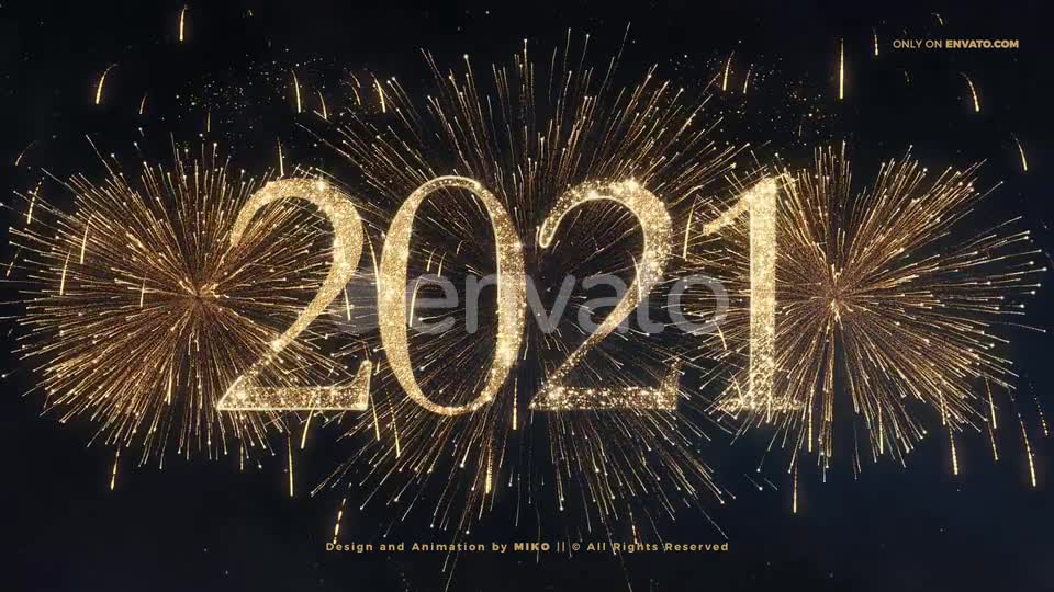 New Year Fireworks 2021 Videohive 29569067 Motion Graphics Image 8