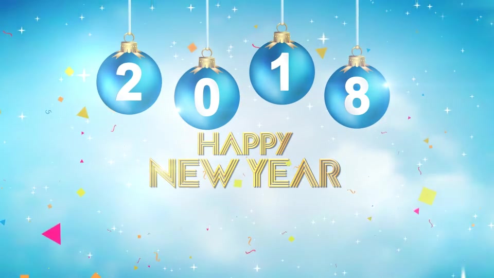 New Year Greetings 2018 Videohive 19206666 After Effects Image 4