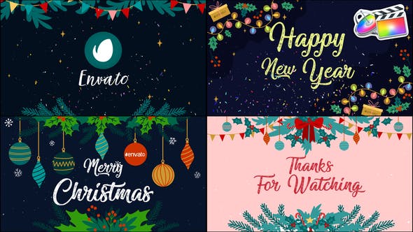 New Year Greetings Slideshow | FCPX - 34825029 Videohive Download