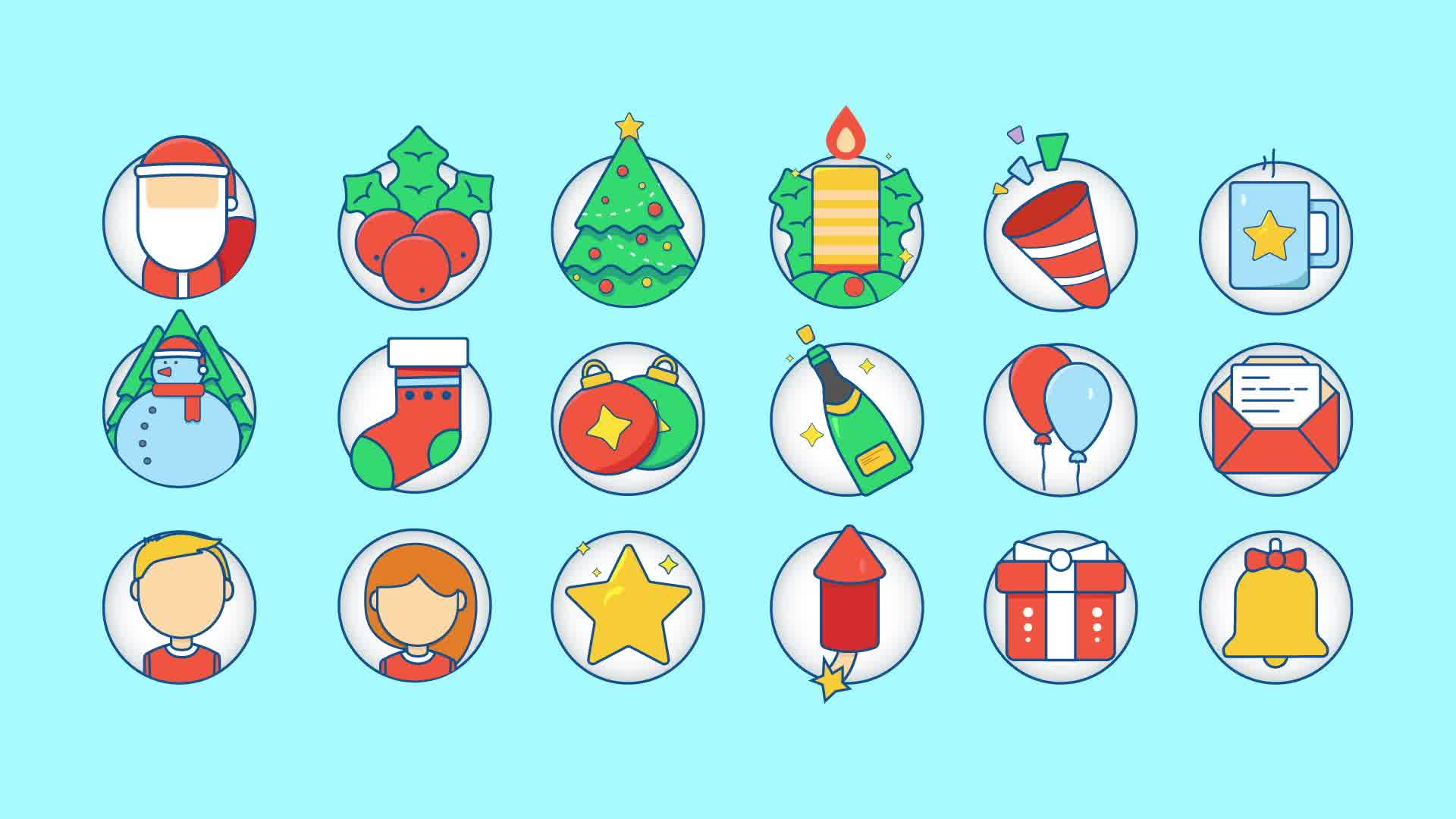 New Year Icons Videohive 29575469 After Effects Image 10