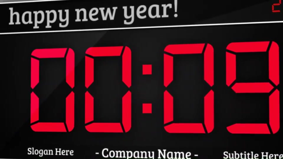 New Year One Minute Countdown Videohive 3442925 After Effects Image 7