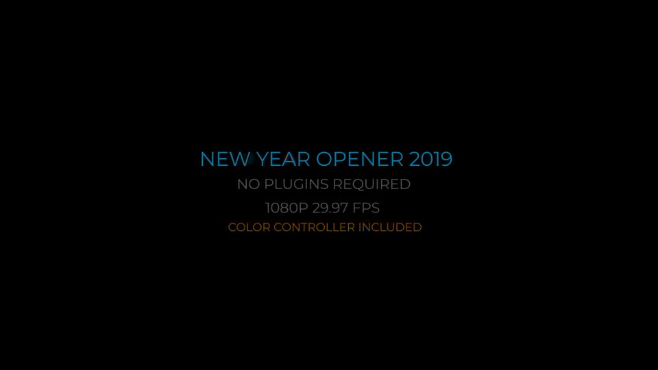 New Year Opener 2019 Videohive 23069118 After Effects Image 1
