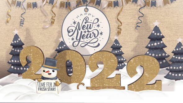 New Year Pop Up Card - Videohive 34936868 Download