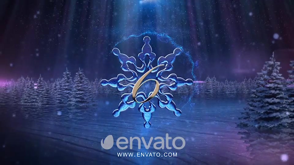 New Year Snowflake Countdown 2019 Videohive 6415067 After Effects Image 10