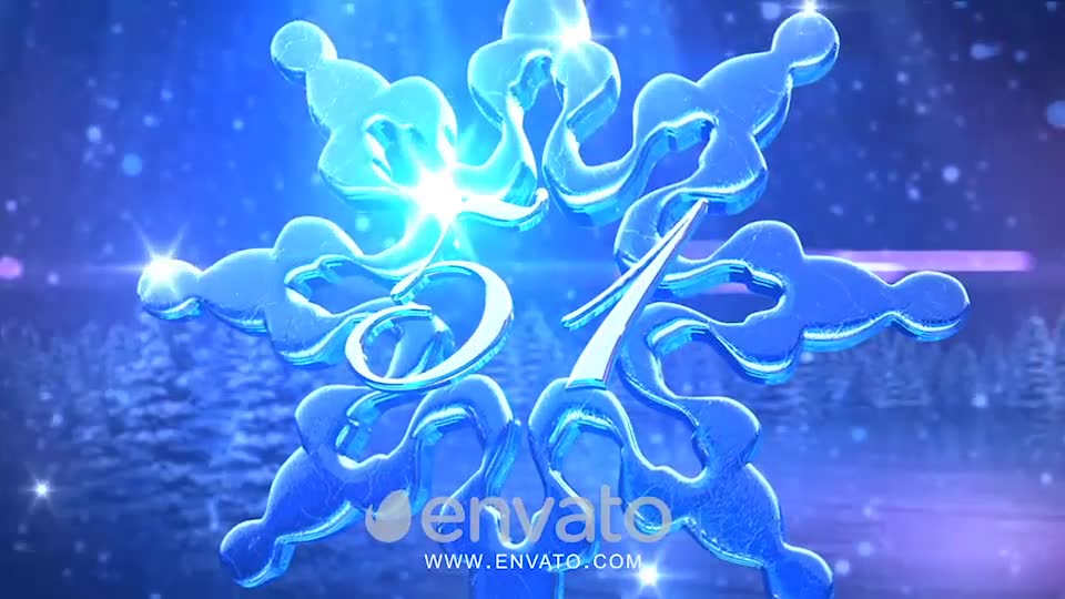 New Year Snowflake Countdown 2019 Videohive 6415067 After Effects Image 2
