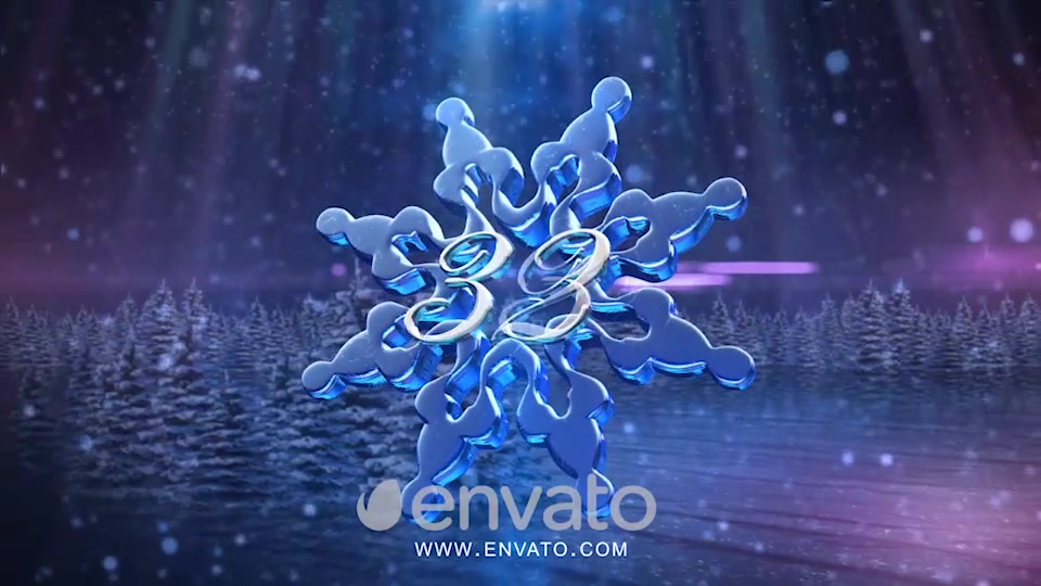 New Year Snowflake Countdown 2019 Videohive 6415067 After Effects Image 5