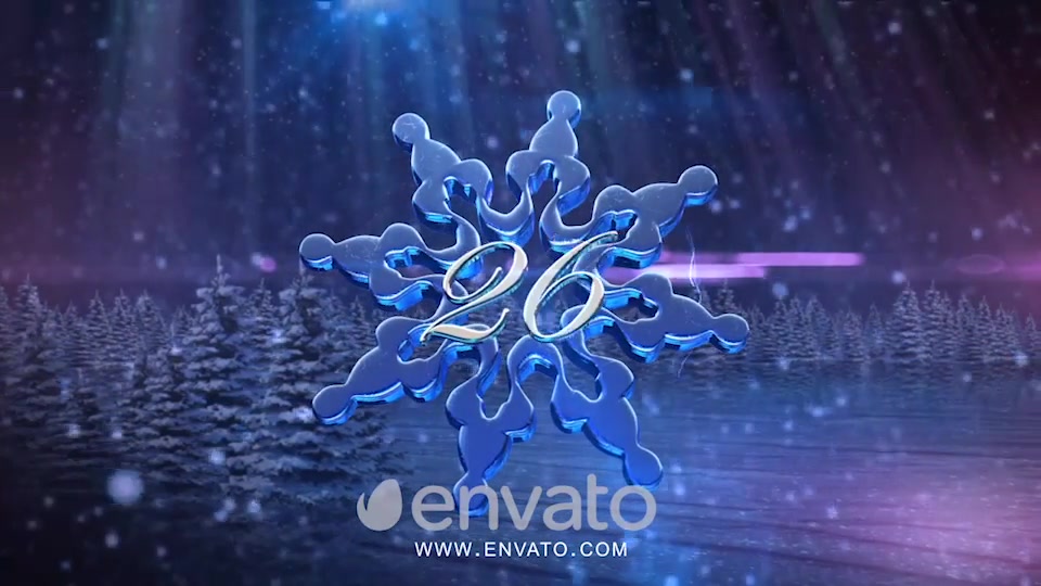 New Year Snowflake Countdown 2019 Videohive 6415067 After Effects Image 6