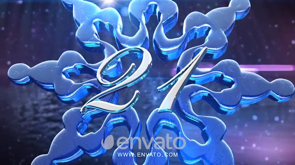 New Year Snowflake Countdown 2019 Videohive 6415067 After Effects Image 7
