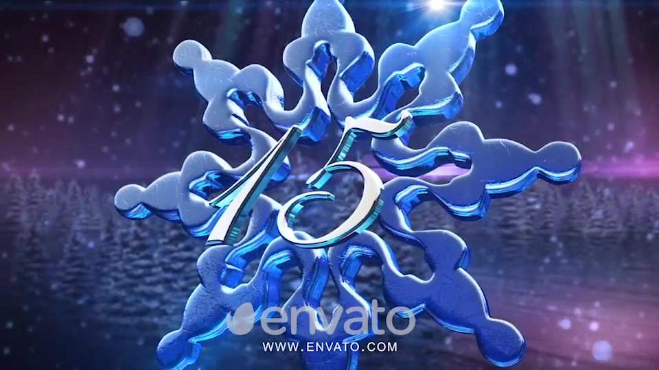 New Year Snowflake Countdown 2019 Videohive 6415067 After Effects Image 8