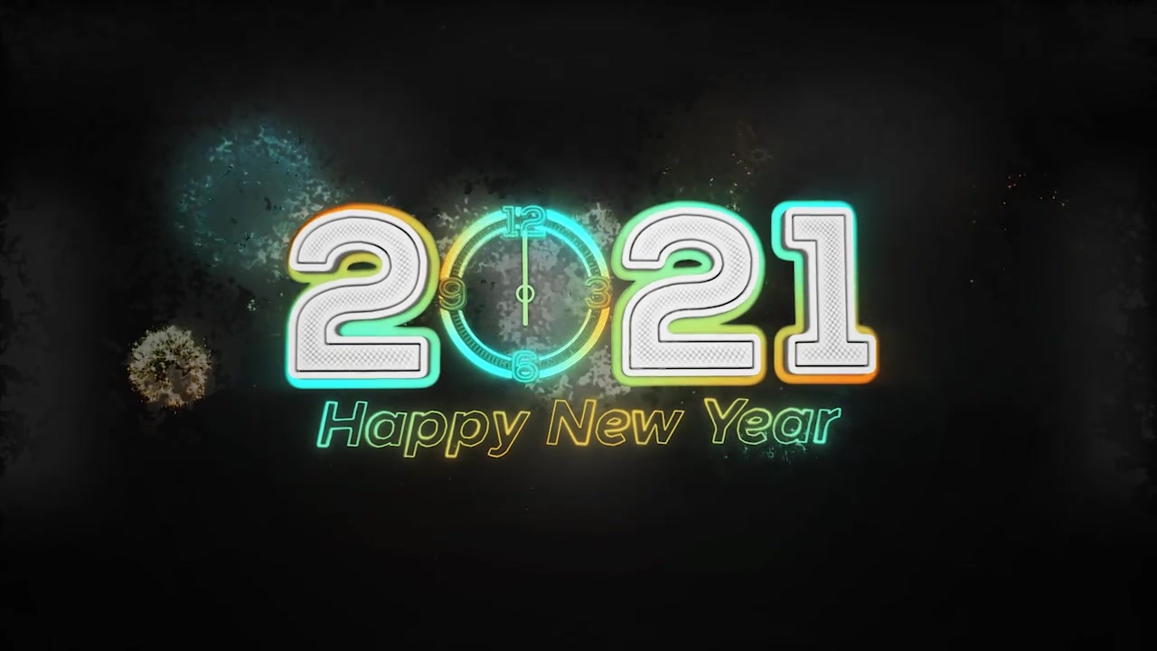 New Year Wish & Texts With Logo Videohive 29892077 After Effects Image 3