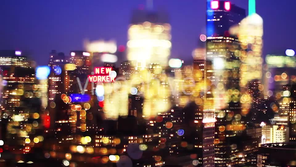 New York Skyline Manhattan Night  Videohive 9171608 Stock Footage Image 10
