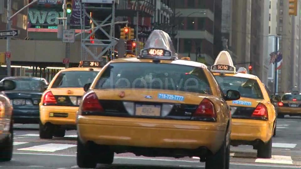 New York Taxi.  Videohive 1379820 Stock Footage Image 4
