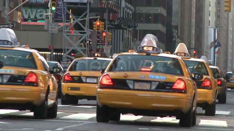 New York Taxi.  Videohive 1379820 Stock Footage Image 5