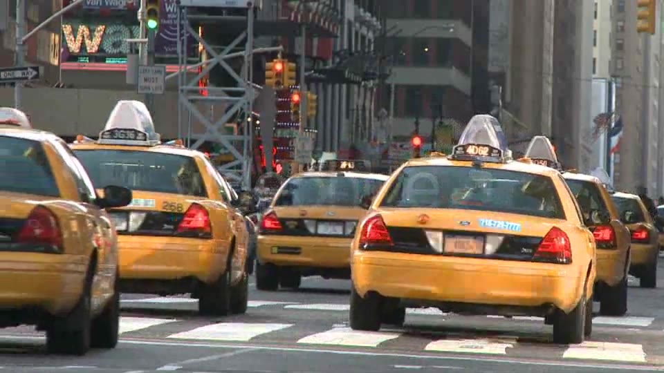 New York Taxi.  Videohive 1379820 Stock Footage Image 6