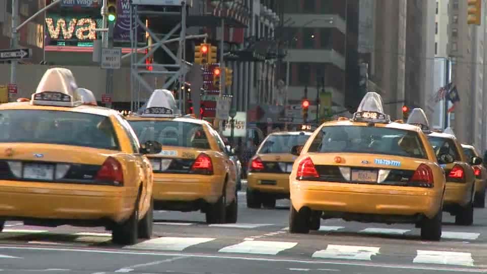 New York Taxi.  Videohive 1379820 Stock Footage Image 7