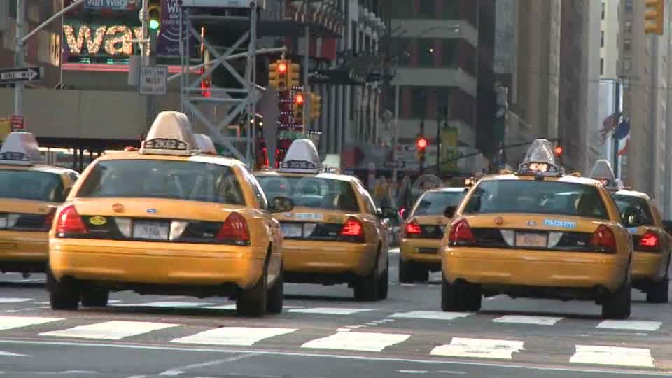 New York Taxi.  Videohive 1379820 Stock Footage Image 8