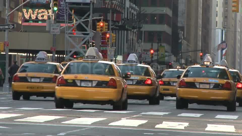 New York Taxi.  Videohive 1379820 Stock Footage Image 9
