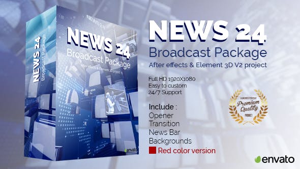 News 24 Broadcast Package - 19152519 Download Videohive