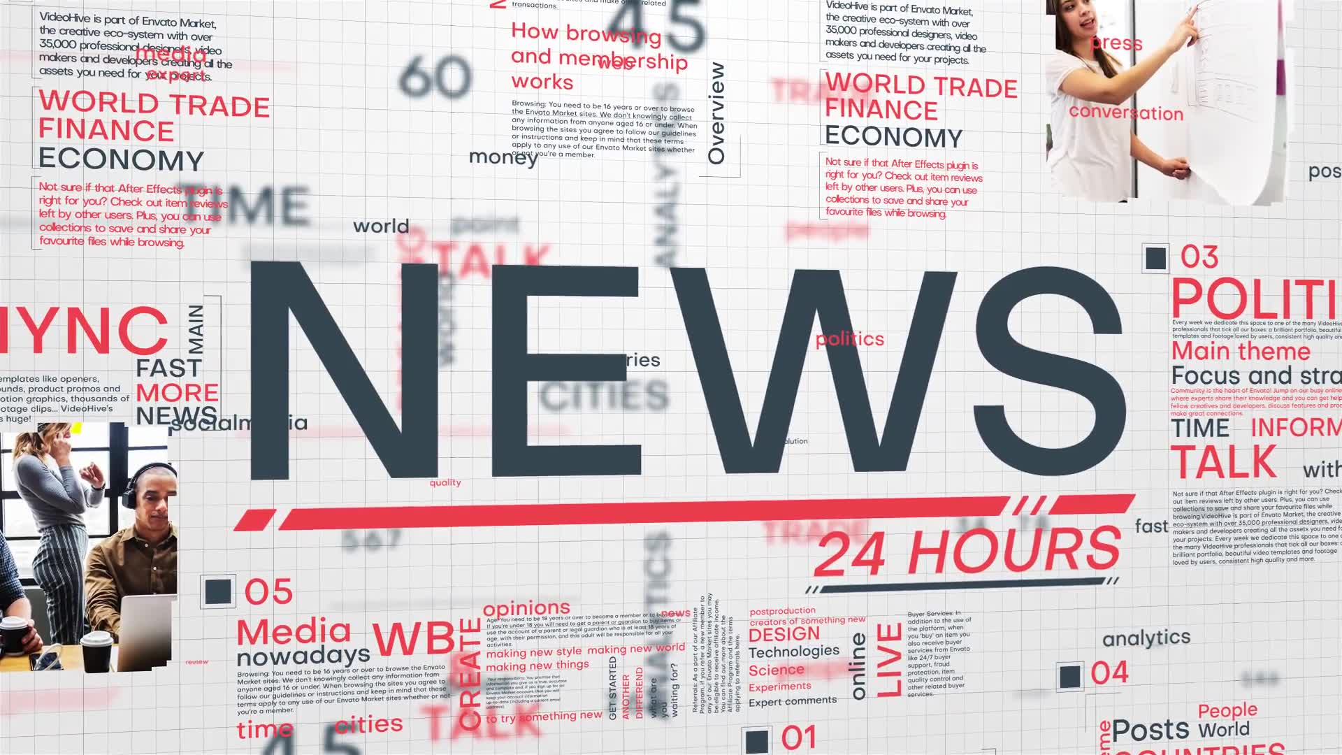 News 24 Hours Videohive 23535318 After Effects Image 7