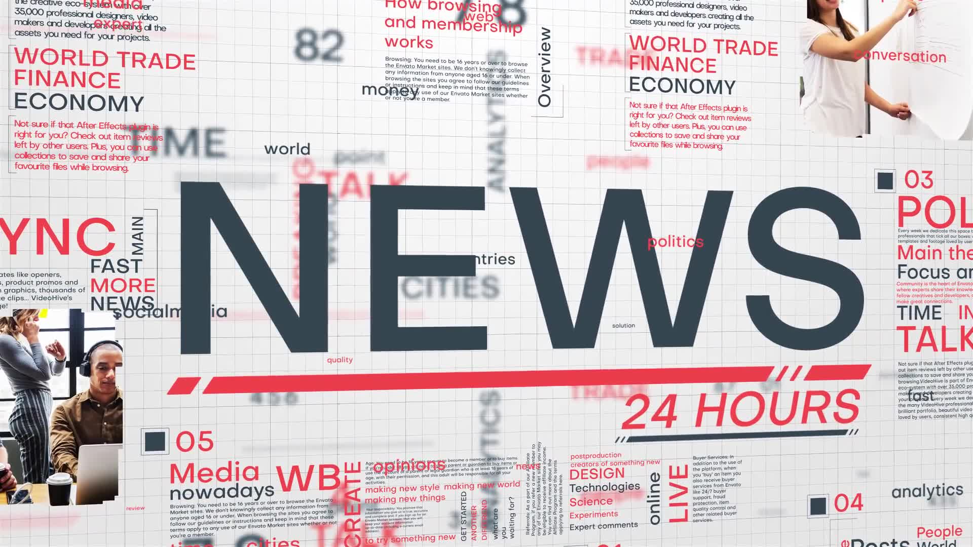 News 24 Hours Videohive 23535318 After Effects Image 8