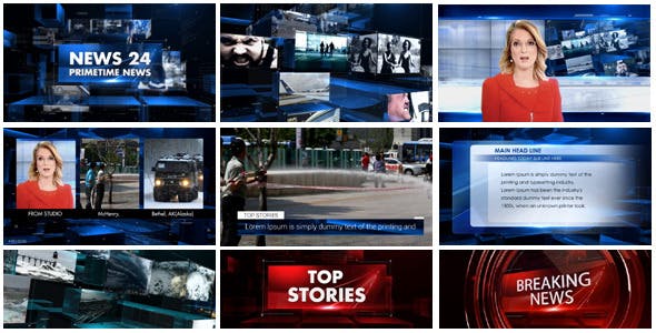 News Broadcast Package - Download Videohive 10871050