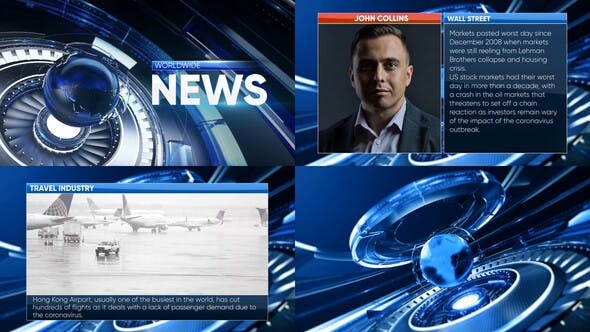 News Broadcast Package - Videohive 26205577 Download