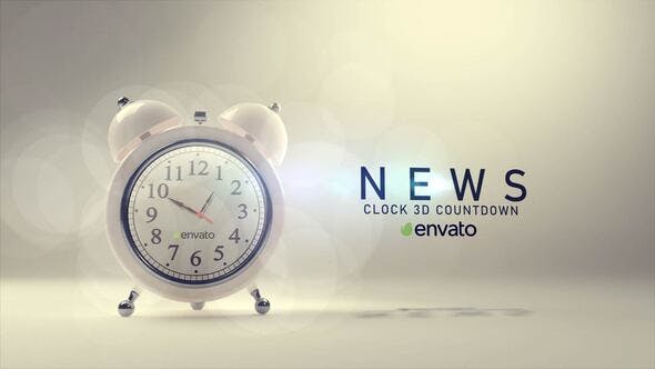 News Clock Logo - Download Videohive 36404285