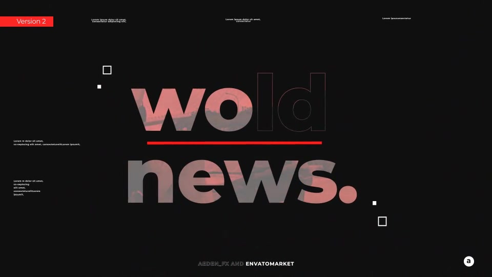 News Intro Ver 0.2 Videohive 35593067 After Effects Image 5