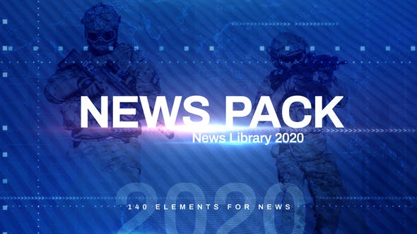 News Library 2020 Broadcast Pack Mogrt - 23384093 Download Videohive