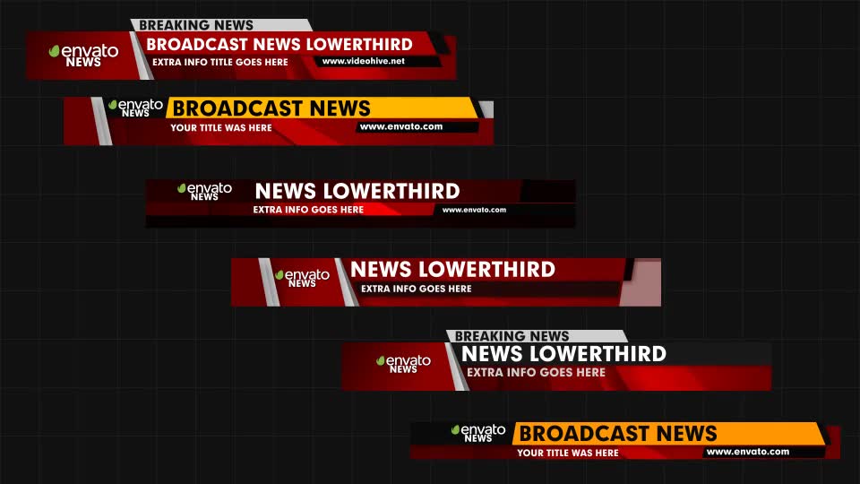 News Lower Thirds - Download Videohive 18559721