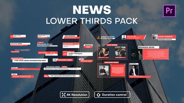 News Lower Thirds Pack - Download 27425535 Videohive