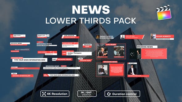 News Lower Thirds Pack - Download 30352166 Videohive