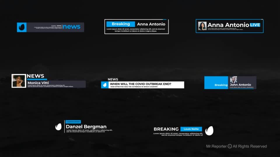 News Lower Thirds Version 2 Videohive 30142857 After Effects Image 1