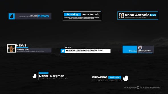 News Lower Thirds Version 2 - Videohive 30142857 Download