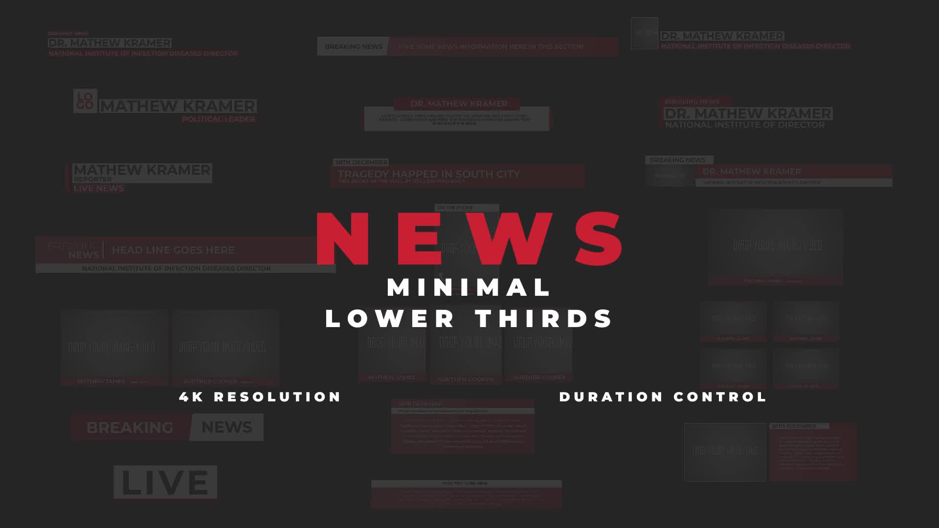 News Minimal Lower Thirds Videohive 26110756 After Effects Image 12