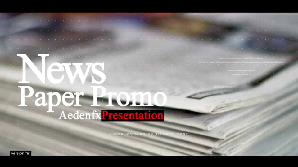 News Paper Promo Videohive 24809943 After Effects Image 10