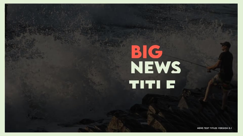 News Text Titles Version 0.1 Videohive 27552200 After Effects Image 8