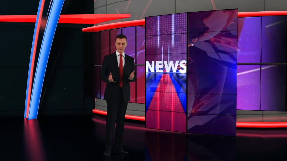News Virtual Studio Set Videohive 20462310 After Effects Image 4