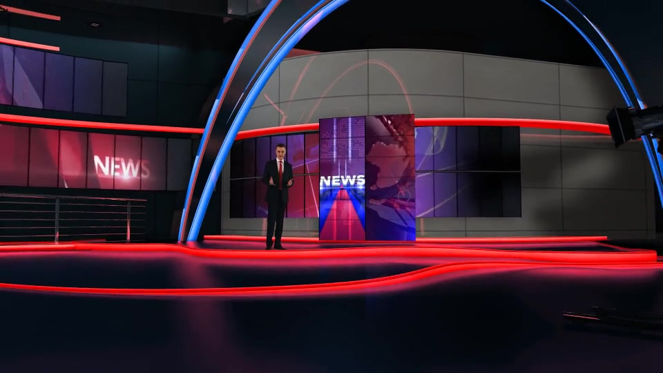 News Virtual Studio Set Videohive 20462310 After Effects Image 5