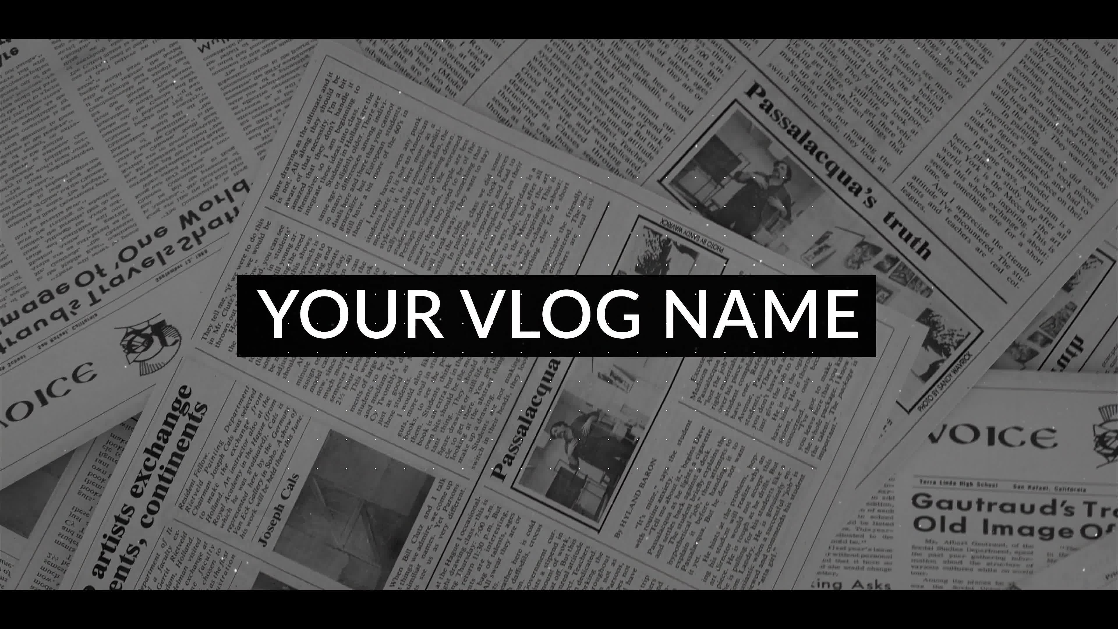 News Vlog Intro Videohive 32605734 After Effects Image 6