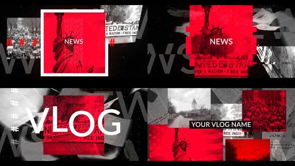 News Vlog Intro - Videohive 32605734 Download